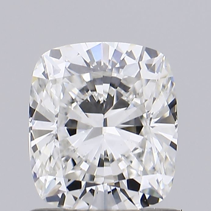 1.05 Carat Cushion Lab Diamond with  Cut Diamond in 14KT  view 1
