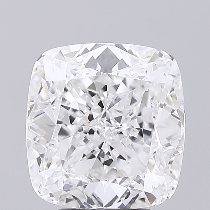 5.14 Carat Cushion Lab Diamond with  Cut Diamond in 14KT  view 1
