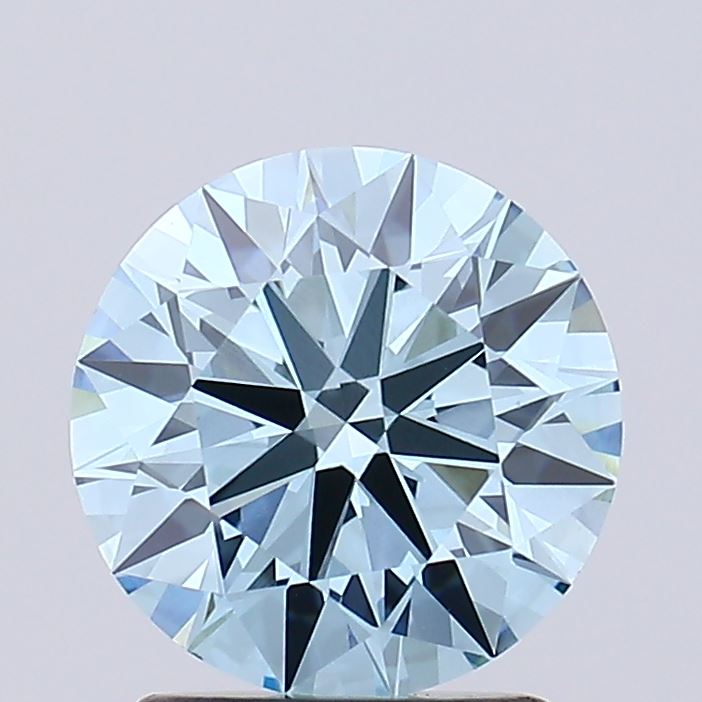 1.87 Carat Round Lab Diamond with  Cut Diamond in 14KT  view 1

