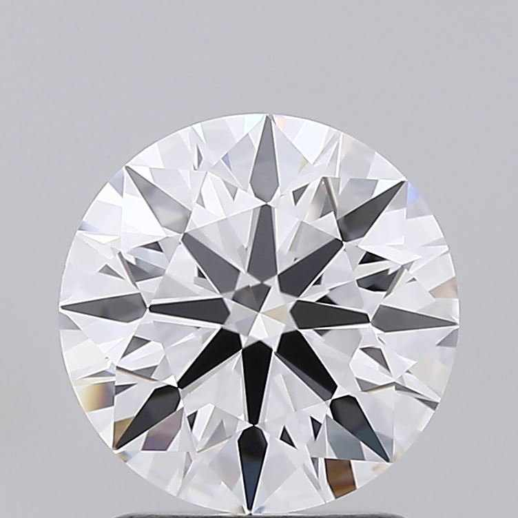 1.75 Carat Round Lab Diamond with  Cut Diamond in 14KT  view 1
