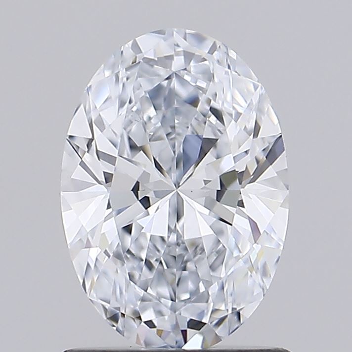 1.11 Carat Oval Lab Diamond with  Cut Diamond in 14KT  view 1
