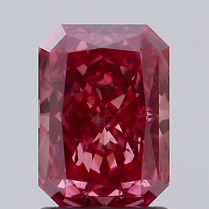 1.6 Carat Radiant Lab Diamond with  Cut Diamond in 14KT  view 1
