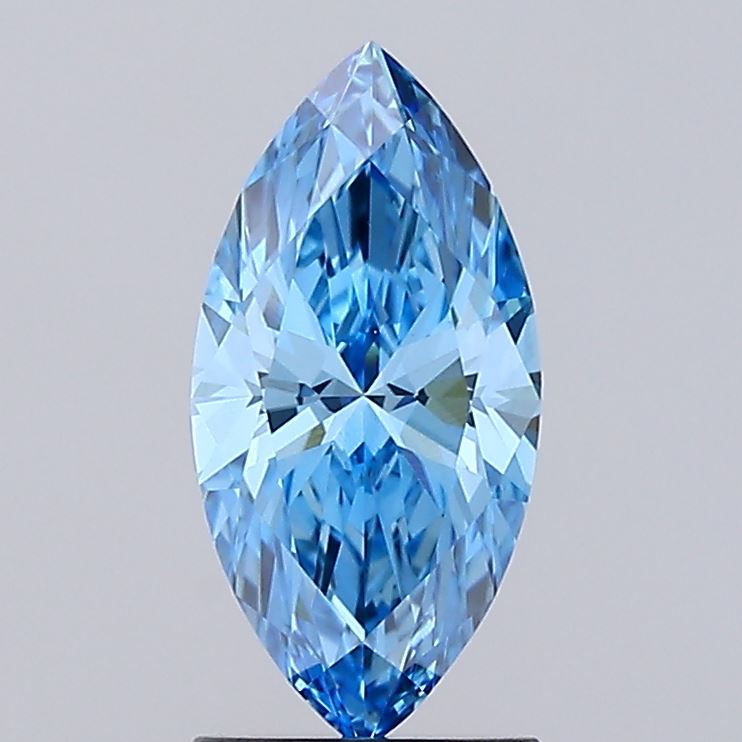 1.45 Carat Marquise Lab Diamond with  Cut Diamond in 14KT  view 1

