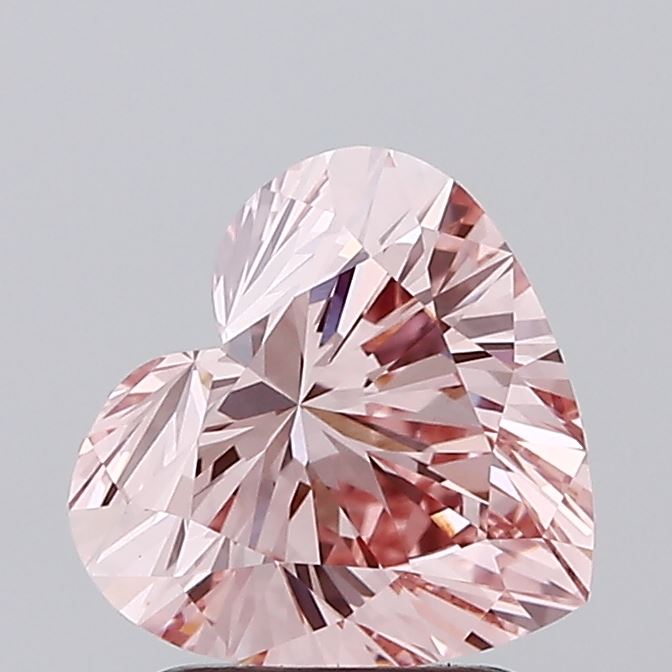 1.9 Carat Heart Lab Diamond with  Cut Diamond in 14KT  view 1
