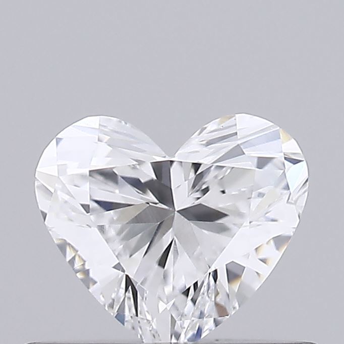 0.4 Carat Heart Lab Diamond with  Cut Diamond in 14KT  view 1
