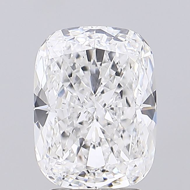 3.06 Carat Cushion Lab Diamond with  Cut Diamond in 14KT  view 1
