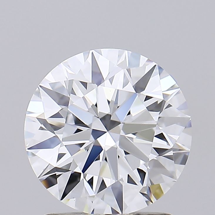 1.64 Carat Round Lab Diamond with  Cut Diamond in 14KT  view 1
