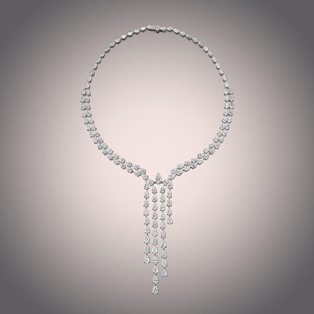 The Pratt Necklace with 18KT White Gold / Lab / 44 5/8 Cut Diamond in 14KT White Gold / Lab / 44 5/8 view 3
