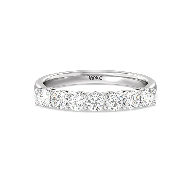 Seven Stone Round Brilliant Cut Diamond Ring (E+ VS+)