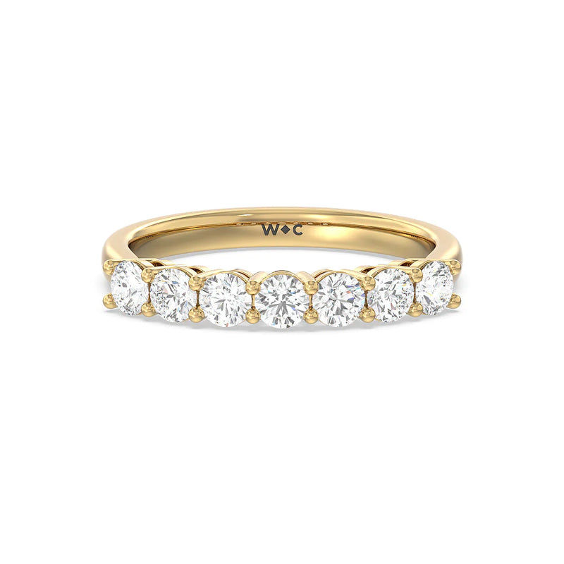 Seven Stone Round Brilliant Cut Diamond Ring (E+ VS+)