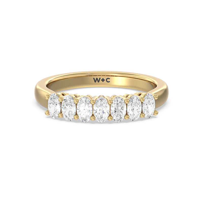Seven Stone Oval Cut Diamond Ring (E+ VS+)