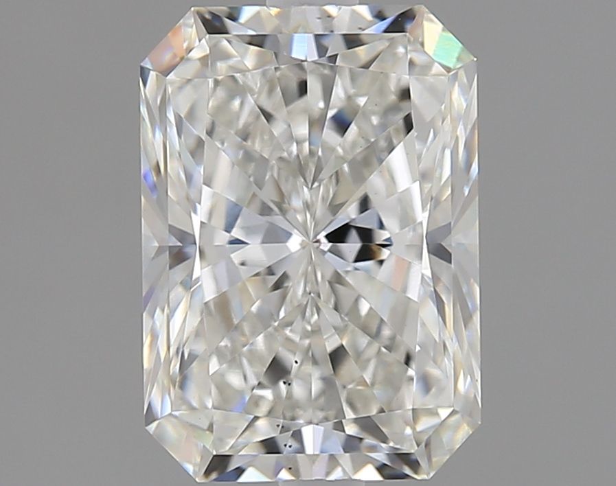 1.7 Carat Radiant Lab Diamond with  Cut Diamond in 14KT  view 1
