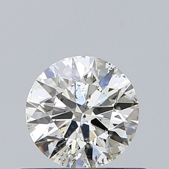 0.4 Carat Round Natural Diamond with  Cut Diamond in 14KT  view 1
