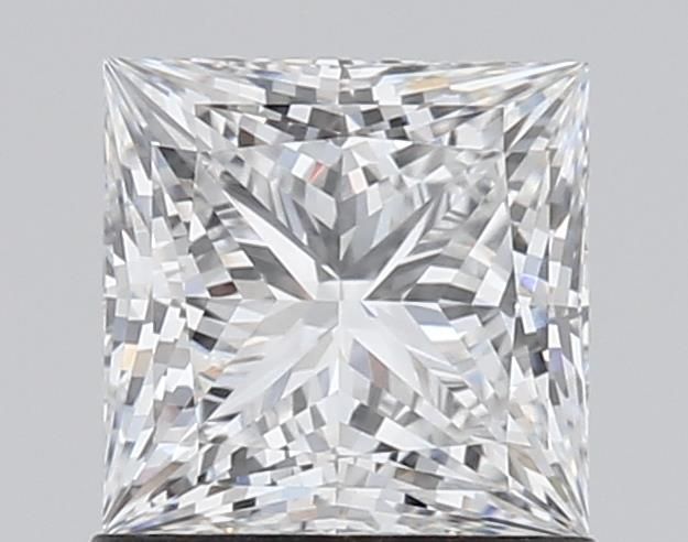 1.1 Carat Princess Lab Diamond with  Cut Diamond in 14KT  view 1
