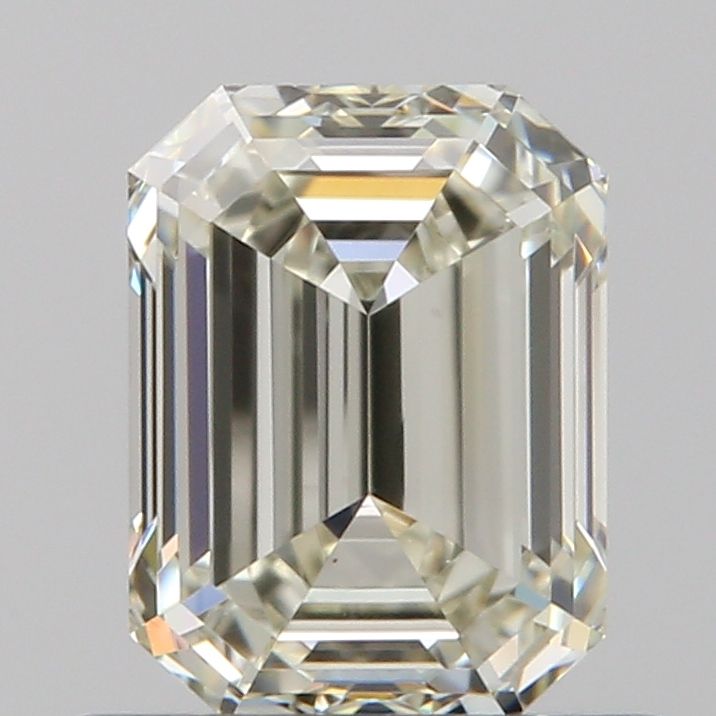 0.72 Carat Emerald Natural Diamond with  Cut Diamond in 14KT  view 1
