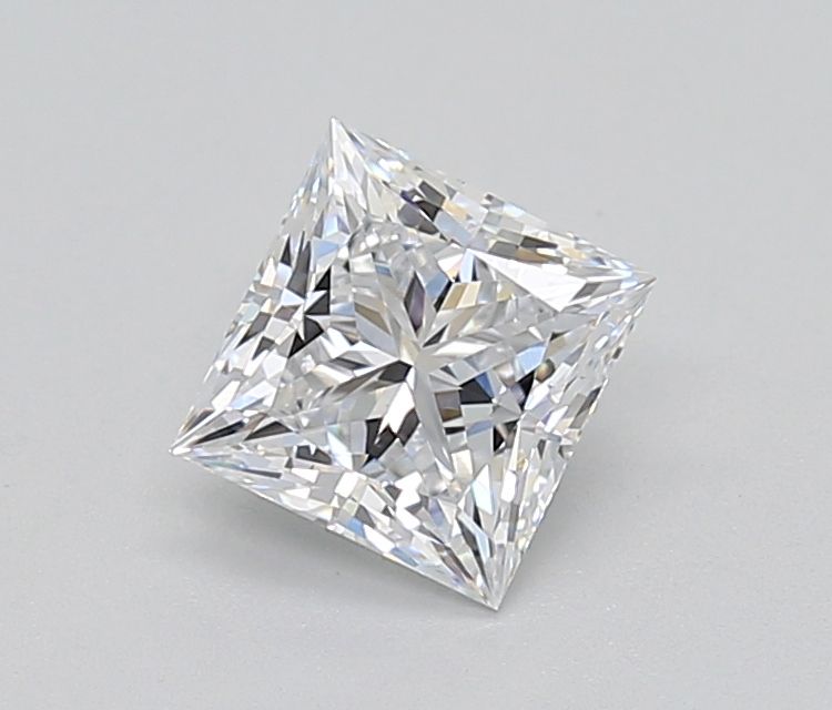 1.17 Carat Princess Lab Diamond with  Cut Diamond in 14KT  view 1
