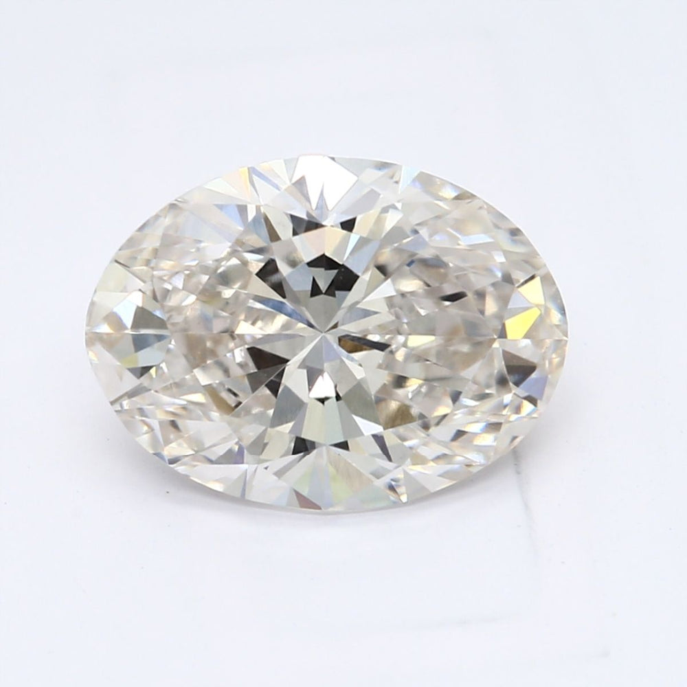 3.08 Carat Cushion Lab Diamond with  Cut Diamond in 14KT  view 1
