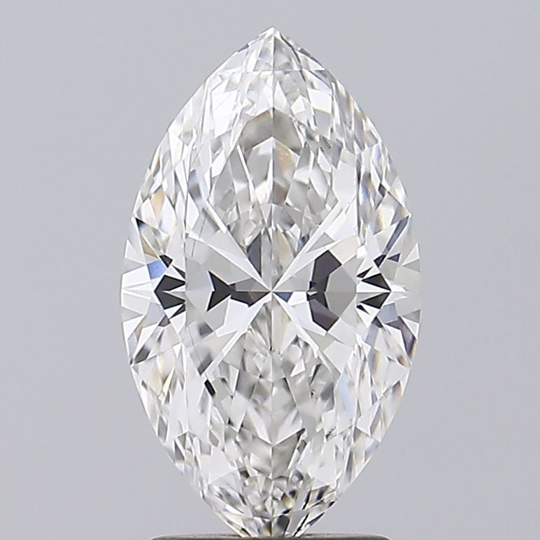 2.31 Carat Marquise Lab Diamond with  Cut Diamond in 14KT  view 1
