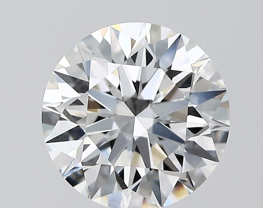 1.82 Carat Round Lab Diamond with  Cut Diamond in 14KT  view 1
