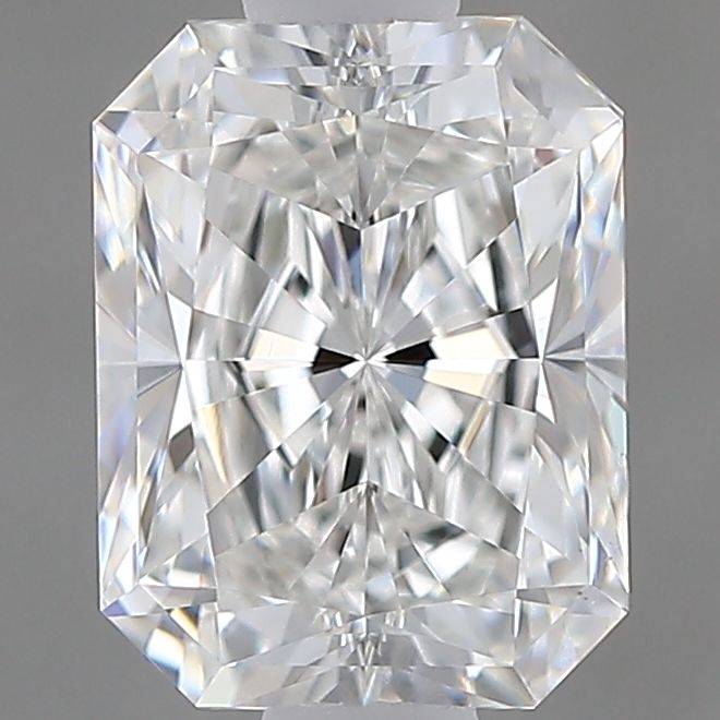 0.9 Carat Radiant Natural Diamond with  Cut Diamond in 14KT  view 1
