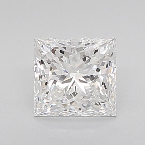 1.02 Carat Princess Lab Diamond with  Cut Diamond in 14KT  view 1
