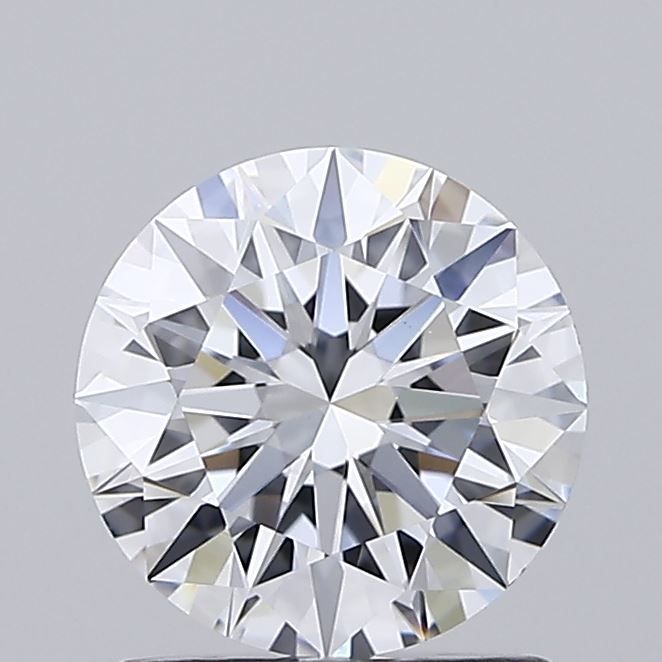 1.31 Carat Round Lab Diamond with  Cut Diamond in 14KT  view 1
