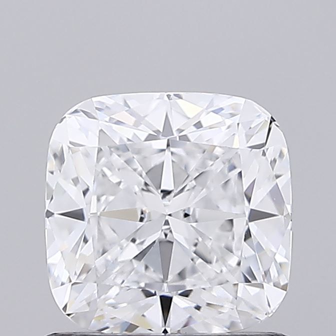 1.02 Carat Cushion Lab Diamond with  Cut Diamond in 14KT  view 1
