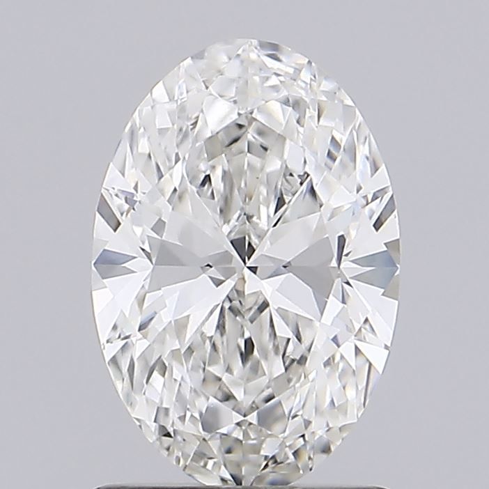1.16 Carat Oval Lab Diamond with  Cut Diamond in 14KT  view 1
