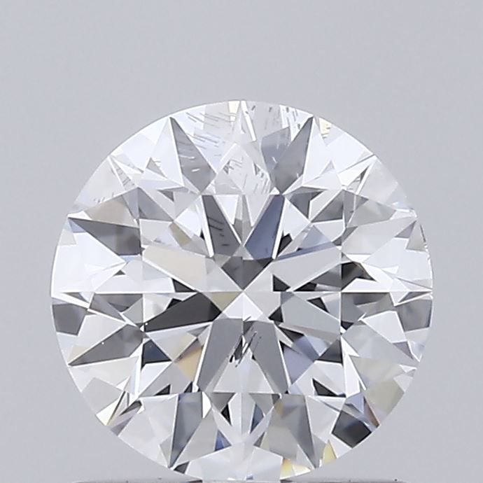 1.0 Carat Round Lab Diamond with  Cut Diamond in 14KT  view 1

