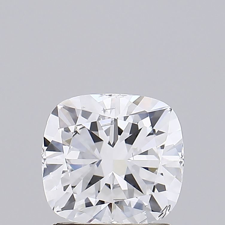 1.5 Carat Cushion Lab Diamond with  Cut Diamond in 14KT  view 1
