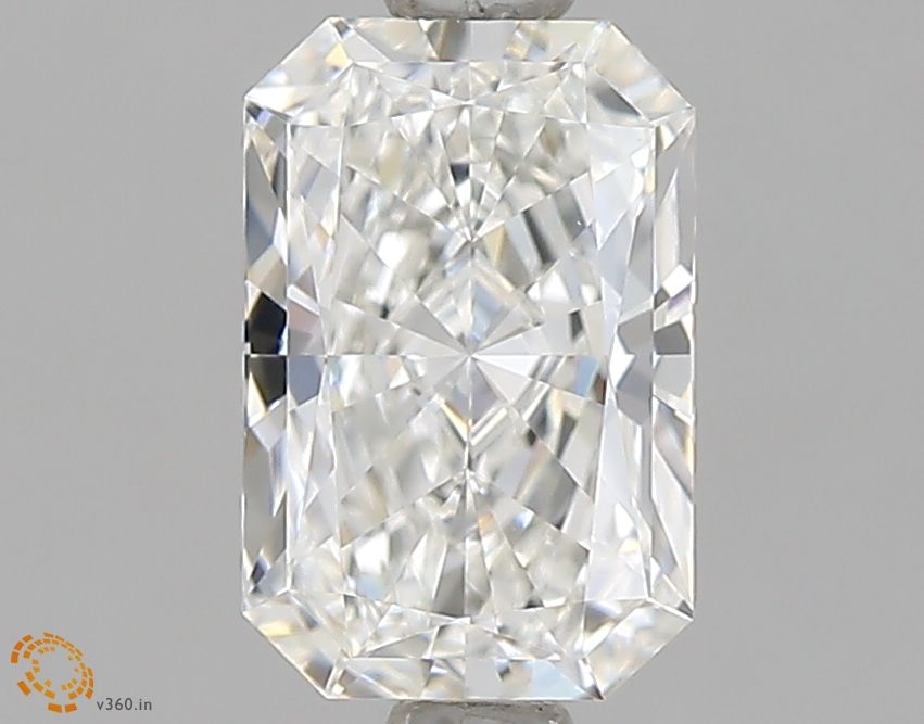 1.01 Carat Radiant Lab Diamond with  Cut Diamond in 14KT  view 1
