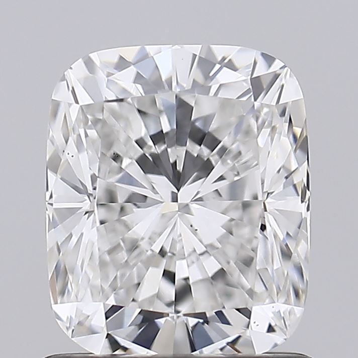 1.13 Carat Cushion Lab Diamond with  Cut Diamond in 14KT  view 1

