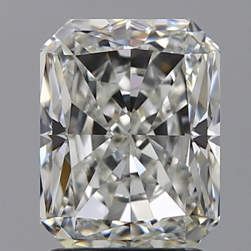 2.01 Carat Radiant Natural Diamond with  Cut Diamond in 14KT  view 1
