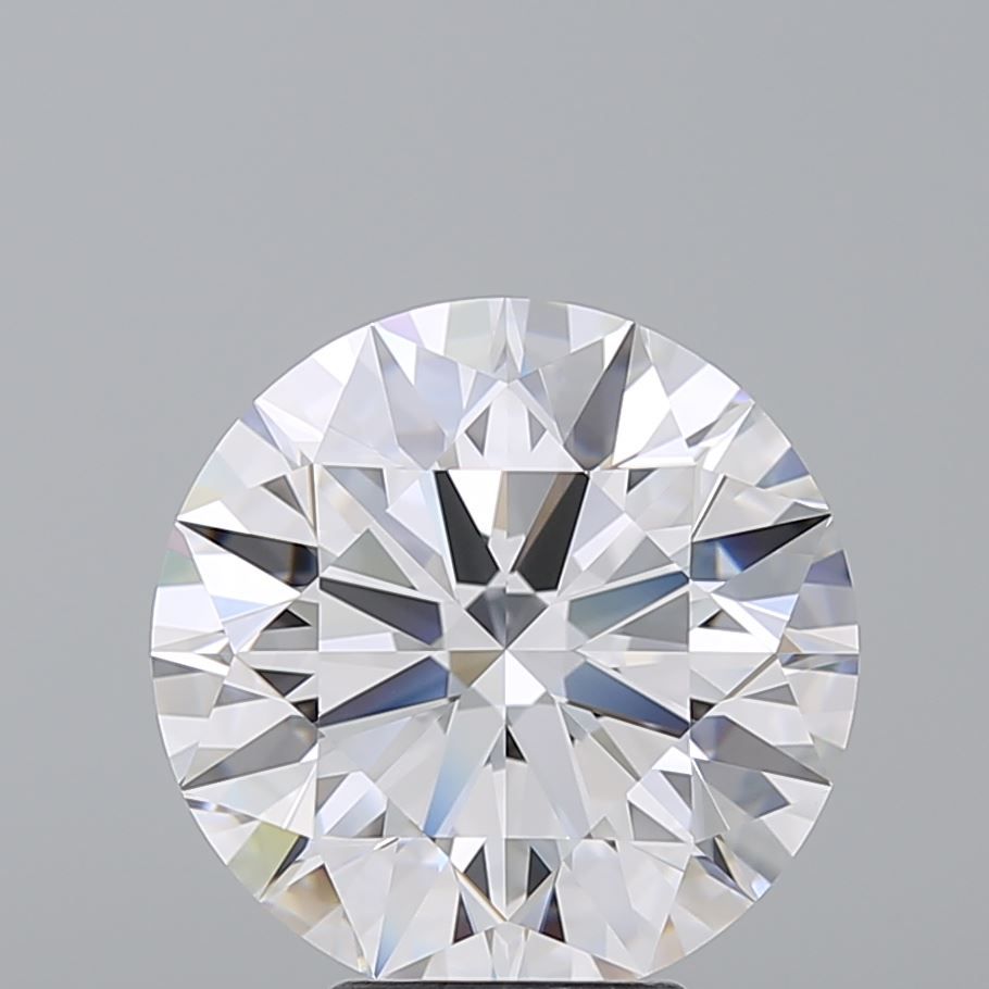 5.22 Carat Round Natural Diamond with  Cut Diamond in 14KT  view 1

