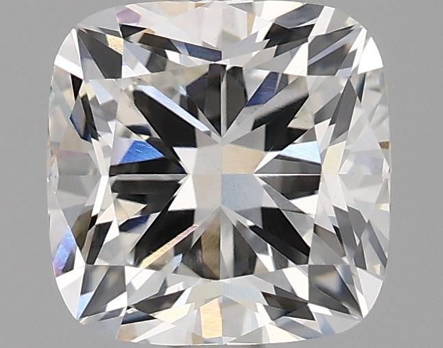 2.02 Carat Cushion Lab Diamond with  Cut Diamond in 14KT  view 1
