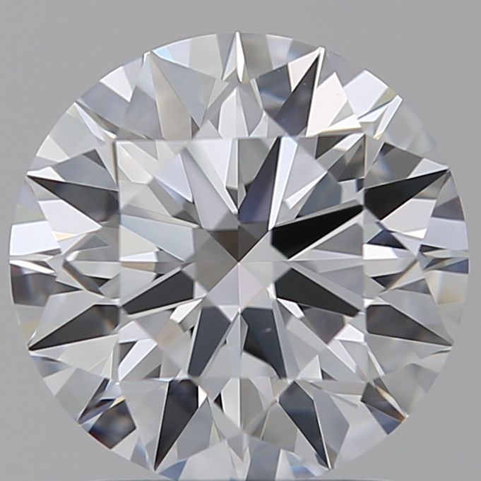 1.9 Carat Round Lab Diamond with  Cut Diamond in 14KT  view 1
