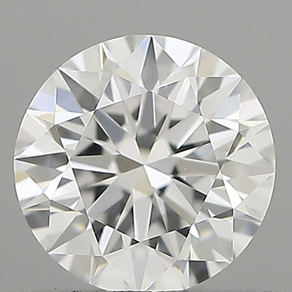 0.51 Carat Round Natural Diamond with  Cut Diamond in 14KT  view 1
