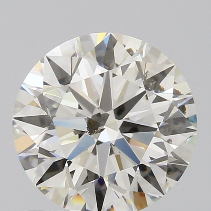 1.06 Carat Round Natural Diamond with  Cut Diamond in 14KT  view 1
