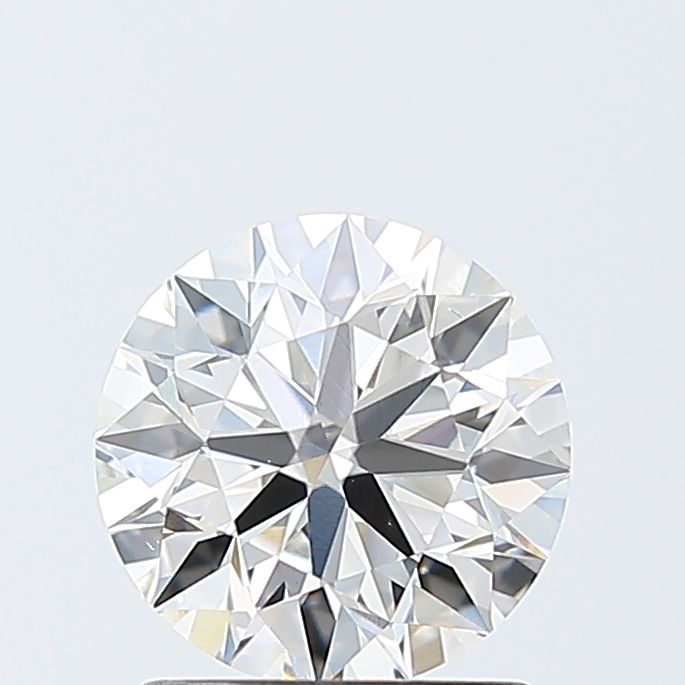 1.5 Carat Round Lab Diamond with  Cut Diamond in 14KT  view 1
