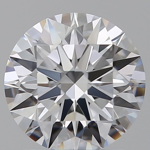 1.26 Carat Round Lab Diamond with  Cut Diamond in 14KT  view 1
