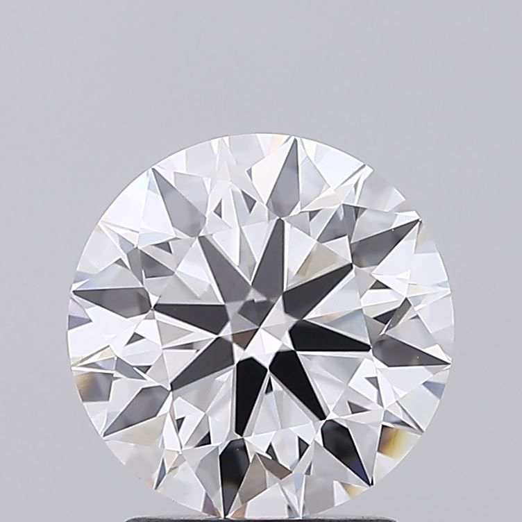 2.25 Carat Round Lab Diamond with  Cut Diamond in 14KT  view 1
