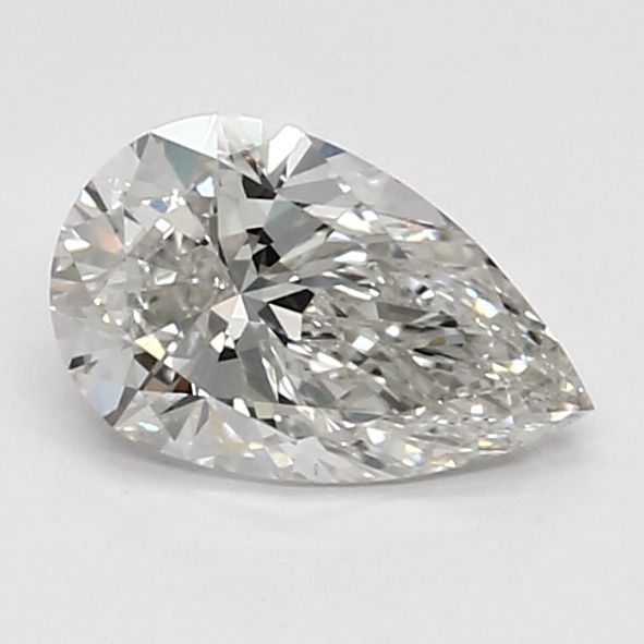 1.03 Carat Pear Lab Diamond with  Cut Diamond in 14KT  view 1
