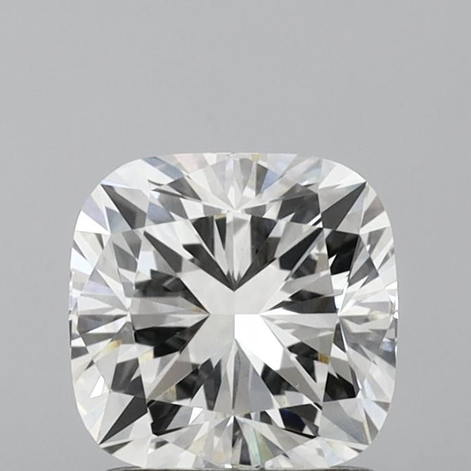 1.4 Carat Cushion Lab Diamond with  Cut Diamond in 14KT  view 1
