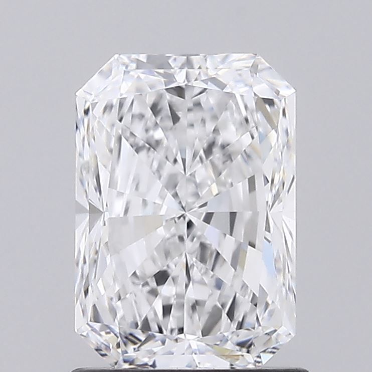 1.49 Carat Radiant Lab Diamond with  Cut Diamond in 14KT  view 1
