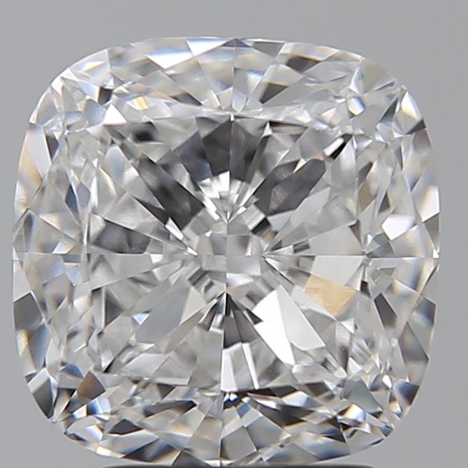 3.5 Carat Cushion Lab Diamond with  Cut Diamond in 14KT  view 1
