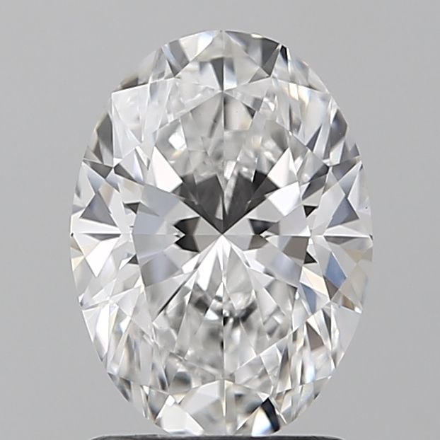 1.53 Carat Oval Lab Diamond with  Cut Diamond in 14KT  view 1
