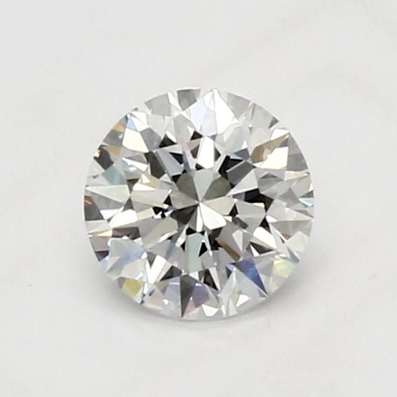 0.66 Carat Round Lab Diamond with  Cut Diamond in 14KT  view 1
