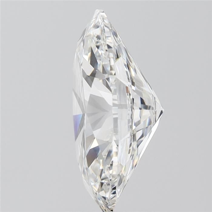 4.52 Carat Oval Lab Diamond with  Cut Diamond in 14KT  view 1
