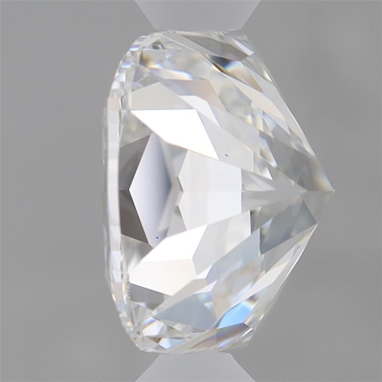 1.47 Carat Cushion Lab Diamond with  Cut Diamond in 14KT  view 1
