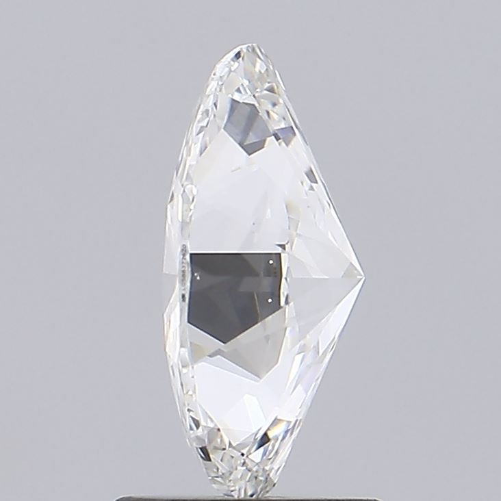 1.6 Carat Oval Lab Diamond with  Cut Diamond in 14KT  view 1
